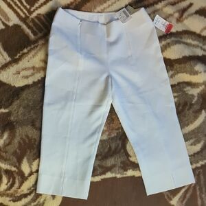 NWT E-Play Made In Italy White Cropped Pants